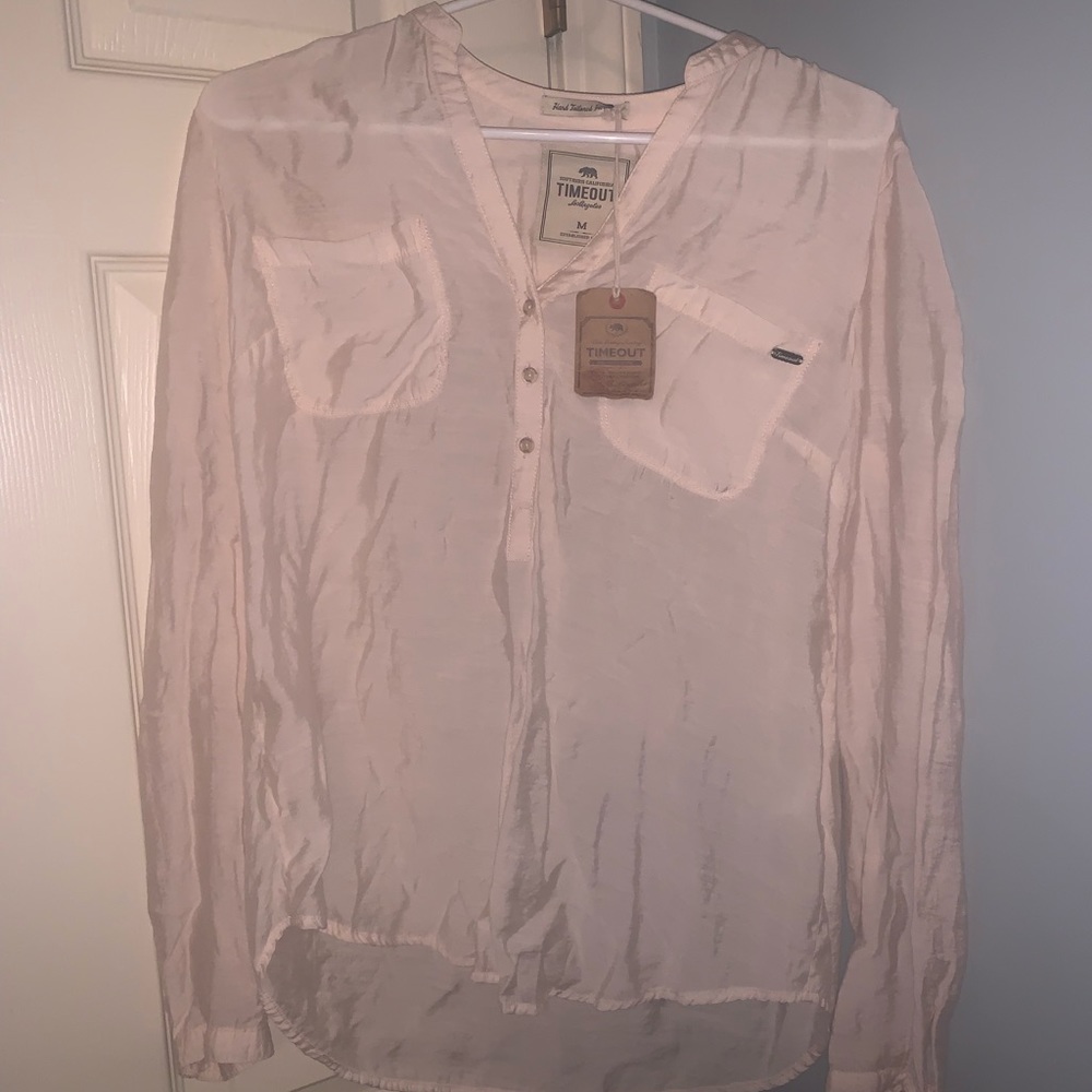 Light pink summer blouse